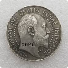 Copia de monedas conmemorativas de Inglaterra, réplica de monedas, medallas, coleccionables, 1902 2024 - compra barato