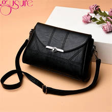 Gusure Vintage Designer PU Leather Handbag Woman Small Shoulder Crossbody Bags Luxury Tote Ladies Messenger Bag 2024 - buy cheap