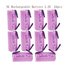 Batería recargable SUB SC 1,2 V 3200mAh 24 piezas S C 4/5 S C Sub C celda ni-cd con pestañas de soldadura para destornillador eléctrico 2024 - compra barato