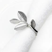 Creative Leaf Napkin Button Simple Napkin Holder European and American Home Decoration Meal Button 2024 - buy cheap