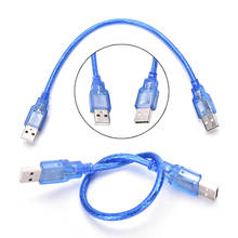 30 см USB 2,0 Тип A папа к USB Мужской Шнур адаптер кабель-удлинитель данных 2024 - купить недорого