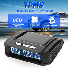 Solar Wireless Tire Pressure Monitoring System Car Alarm TPMS Solar Bus Truck TPMS with 6 External Tyre Pressure Sensors Truck 2024 - buy cheap
