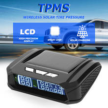 Sistema de monitoramento sem fio solar da pressão dos pneus carro alarme tpms ônibus caminhão solar tpms com 6 sensores pressão dos pneus externos caminhão 2024 - compre barato