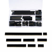 120PCS/Box 2.54mm Single Row Pin Socket Female Header Connector 2/3/4/5/6/7/8/9/10/12/20/40Pin PCB Board Combination Kit 2024 - buy cheap