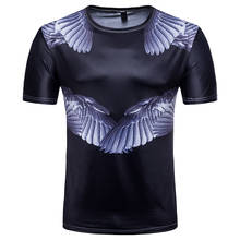 Summer Casual Mens T Shirts Mens Tees Plus Size Loose Men Tshirt Peace Dove Print Wings T Shirt Men Fashion T Shirt Men Clothing 2024 - buy cheap
