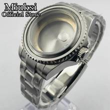 Miuksi 43mm sterile watch case sapphire glass fit ETA2824 2836 NH35 NH36 NH34 Miyota 8205 8215 821A PT5000 DG2813 3804 movement 2024 - buy cheap