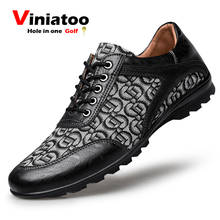 Novos sapatos de golfe homens respirável preto marrom esporte tênis golfistas ao ar livre anti deslizamento grande tamanho 38-48 luxo tênis de golfe 2024 - compre barato