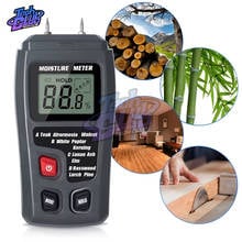 EMT01 0-99.9% Two Pins Digital Wood Moisture Meter Wood Humidity Tester Hygrometer Timber Damp Detector Large LCD Display 2024 - buy cheap