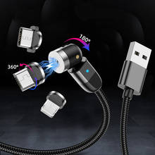 Быстрой зарядки с разъемом типа C магнитное зарядное устройство Micro USB кабель Мобильный телефон USB шнур провод для Samsung Xiaomi проводом, магнитным USB кабель 2024 - купить недорого