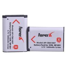 2x AsperX NP-BX1 BX1 NPBX1 Bateria Pack de Bateria para Sony NP DSC-RX100 DSC-WX500 HX300 WX300 HDR AS100v AS200V AS15 AS30V AS300 2024 - compre barato