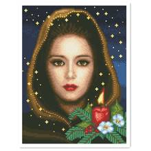 Beauty cross stitch kits woman package 18ct 14ct 11ct cloth silk cotton thread embroidery DIY handmade needlework 2024 - buy cheap