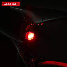 GACIRON Waterproof Bicycle Rear Light USB Rechargable Bike Taillight LED Safety Back Light Warning Saddle Bike Night Riding Lamp 2024 - buy cheap