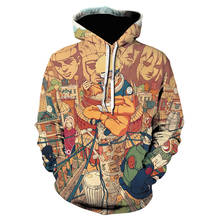 Hot Anime Naruto Hoodies Men Women Winter pullovers 3D printed Hooded Oversized Sweatshirts Naruto 3D Hoodies men jacket 2024 - buy cheap