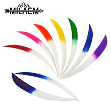 50Pcs DIY Arrow Turkey Feather Water Shape 5 Inch Right Wing Real Natural Fletcher For Recurve Bow and arrow Hunting Accessories 2024 - buy cheap