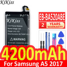 For Samsung Galaxy 2017 Edition A5 2017 A520F SM-A520F Genuine Mobile Phone Replacement Battery EB-BA520ABE 4200mAh 2024 - buy cheap