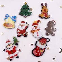 20PCS Kawaii Colorful Cute Christmas Combination Flatback Acrylic Sheet Miniature Pattern Applique DIY Decor Ornament Craft SG72 2024 - buy cheap