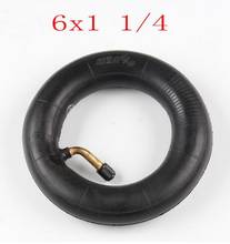 Good quality  Inner Tube 6X1 1/4 with a Bent Angle Valve Stem fits many gas electric scooters Motorcycle parts 2024 - buy cheap