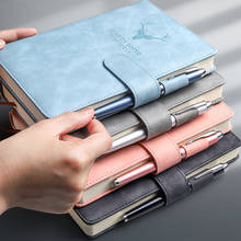 PU Leather A5 Journal Luxury Notebook Daily Business Office Work Deer Notebooks Notepad Diary Back To School Supplies Stationery 2024 - buy cheap