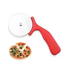 Cortador de Pizza de acero inoxidable, herramientas para Tartas, Pizza, Waffles, masa, galletas, Color rojo, 1 ud. 2024 - compra barato