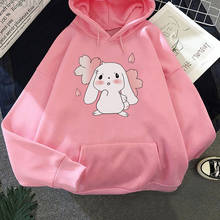 Hoodie Women Kawaii Clothing Aesthetic Cute Wram Long Sleeve Clothes for Teens Anime Oversized Sweatshirt Japanese Girl Pink Top 2024 - buy cheap