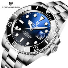 PAGANI Design New 2020 Men Watch Luxury Automatic Mechanical Wrist Watch Men Stainless Steel 100m Diving Watch Relogio Masculino 2024 - buy cheap