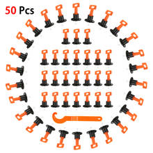 50 шт./компл. Выравнивающая кафельная танкетка, система распорки для плитки, плоский керамический выравниватель для пола, стен, строительные инструменты, локатор 2024 - купить недорого