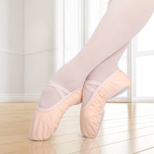 Girls Ballet Shoes Canvas Soft Sole Ballet Dance Slippers Children Practise Ballerina Shoes Woman Dance Shoes 2024 - buy cheap