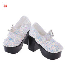 Xinyi-zapatos de piel sintética con diseño de mariposa para muñeca, calzado de juguete de 6cm, 45cm, 1/4 muñeca BJD SD, 1 par 2024 - compra barato
