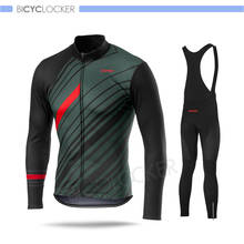 Road Bike Jersey Set Long Sleeve Cycling Clothing Autumn Team Custom Uninform Breathable Quick Dry Maillot Ciclismo Hombre 2020 2024 - buy cheap