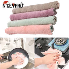 Microfiber Super Absorbent Dish Cloth Wipe Table Washing Towel Kitchen Tableware Household Cleaning Cloth kitchen Tools Gadgets 2024 - buy cheap