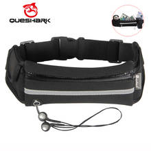 QUESHARK Running Waist Bag Fitness Fanny Packs Phone Holder Pocket Marathon Jogging Sports Camping Hiking Belt Water Bottle Bag 2024 - buy cheap