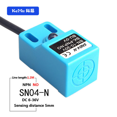 Индуктивный датчик приближения NPN PNP NO NC 4 мм DC 10-30 в SN04 2022 - купить недорого