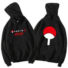 High-Q Unisex Print Anime NARUTO Sharingan Hooded Hoodies Cardigan coat Sweatshirts NARUTO Uchiha Itachi Baseball jacket coat 2024 - buy cheap