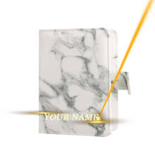 Customized  Women Men Passport Cover  Colorful Marble Style Passport Packet Engraved Name Travel Cover Case Passport Holder 2024 - buy cheap
