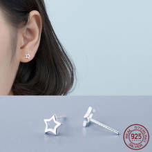 La Monada-pendientes de plata de ley 925 con forma de estrella, joyería minimalista, para mujeres finas, 925 2024 - compra barato