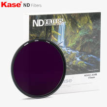 Kase 40.5/43/49/52/55/58/67/72/77/82/95mm fino filtro nd0.9 nd8 filtro de lente de densidade neutra vidro óptico 3 paradas 2024 - compre barato