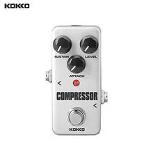 KOKKO-Micro compresor Fffects para guitarra eléctrica, Pedal portátil de efectos para guitarra, accesorios de alta calidad para guitarra 2024 - compra barato