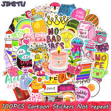 100 PCS Pink Graffiti Stickers for Kids Lovely Cartoon Vsco Decal Sticker DIY Laptop Travel Case Tablet Phone Skateboard Guitar 2024 - buy cheap