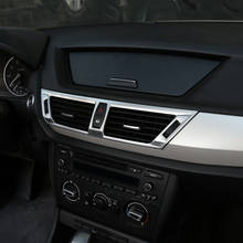 ABS Chrome Car Center Air Conditioning Vent Frame Trim For BMW X1 E84 2011-2015 Accessories 2024 - buy cheap