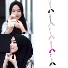12pcs/lot U-shaped Muslim Hijab Clip Headscarf Brooch Pins for Lady Women Shawl Scarf Pin Buckle Muslim Headscarf Accessories 2024 - buy cheap