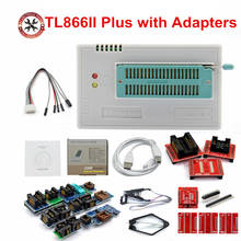 100% оригинал TL866II Plus Универсальный программист + адаптеры Высокая скорость TL866 Flash EPROM программист Бесплатная доставка 2024 - купить недорого
