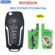 10Pcs/Lot Xhorse XEFO01EN VVDI Super Remote with XT27A01 XT27A66 Chip Work for VVDI2 / VVDI MINI Key Tool / VVDI Key Tool Max 2024 - buy cheap