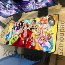 XGZ большой игровой коврик для мыши черный замок край аниме пиратский король HD компьютер Пользовательский логотип Настольный коврик Резиновая полоса нескользящий ковер 2024 - купить недорого