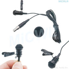 SLXD Tie Clip Cardioid Lavalier Microphone for Shure SLX ULX PGX BodyPack TA4F mini Lapel Mic 2024 - buy cheap