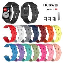 Correa de silicona para Huawei Watch, pulsera deportiva suave, resistente al agua, accesorios de pulsera 2024 - compra barato