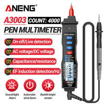 Digital Pen Multimeter A3003 Professional 4000 Counts Smart Meter with NCV AC/DC Voltage Resistance Capacitance Testers 2024 - buy cheap