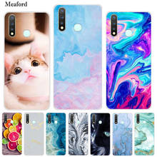 Silicone Case on For Vivo Y19 Case Marble Cat Soft TPU Back Cover For Vivo 1915 Case Bumper For Vivo1915 VivoY19 Y 19 Phone Case 2024 - buy cheap