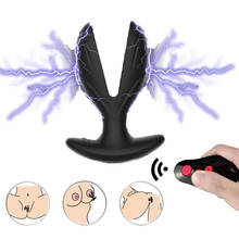 Vibrating Anal expander Plug Electric Shock Pulse Vibrator Prostate Massager Men Remote Control Sex machine Toys for man adult 2024 - buy cheap