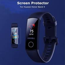 Película protectora Ultra transparente de TPU, cubierta antiarañazos para Huawei Honor Band 4, Bnad 5, Protector de pantalla completa para pulsera inteligente, 3 uds. 2024 - compra barato