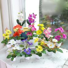 Fake Plants Artificial Bonsai Flowers Potted Decors Simulation Home Decoration Ornament Room Desktop Table DIY High Quality 2021 2024 - buy cheap